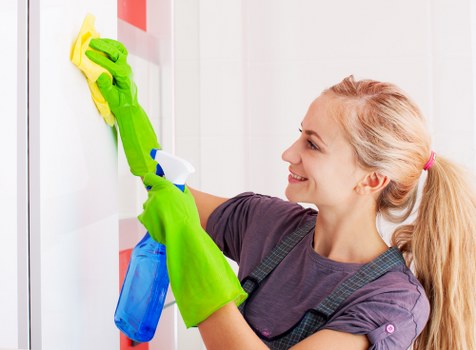 Cleaning professional reviewing a complaint form and service notes