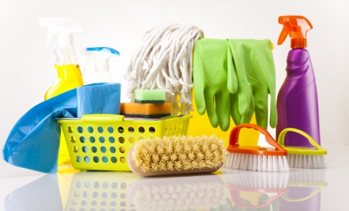 Cleaners maintaining a fresh and tidy interior