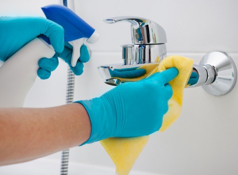 Bright kitchen showing the benefits of regular house cleaning in NW3