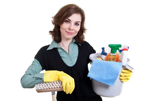 Waste handling and disposal compliance during cleaning